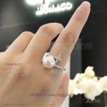 AAA Copy APM Monaco Interlaced Pearl and Star Ring 